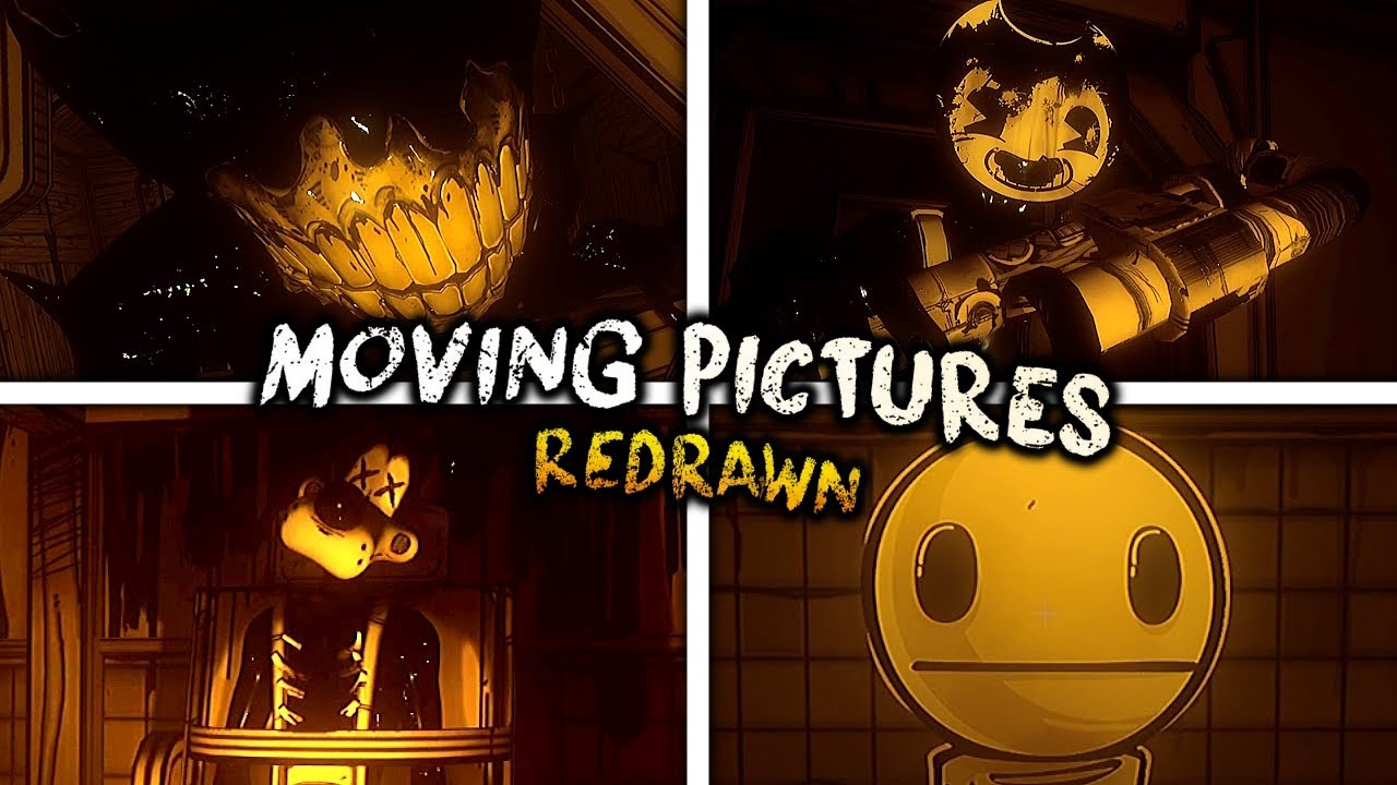 BATIM: Moving Pictures Redrawn - ALL Endings & Full Walkthrough (Bendy Remastered Showcase)