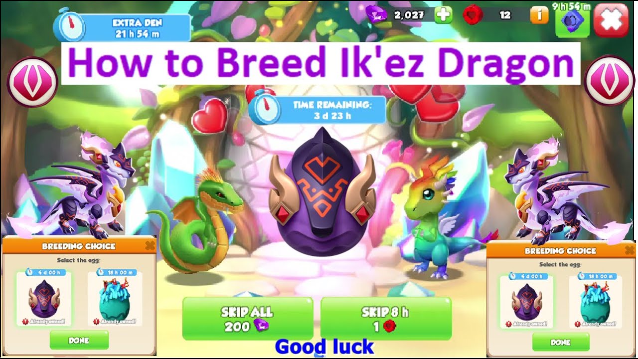 Have you got Ikez Dragon-Dragon Mania Legends | How to Breed Ikez Dragon Breeding Blitz event | DML
