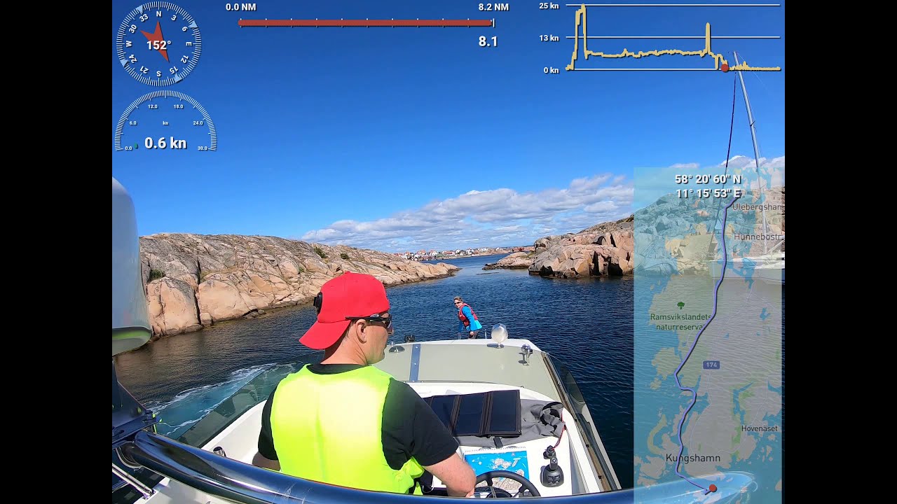 2019 Boat trip Sweden Hunnebostrand kungshamn