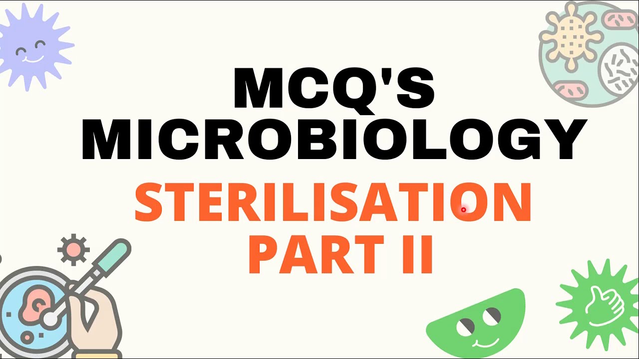 microbiology mcq questions answers, sterilisation and disinfection microbiology, sterilization mcq