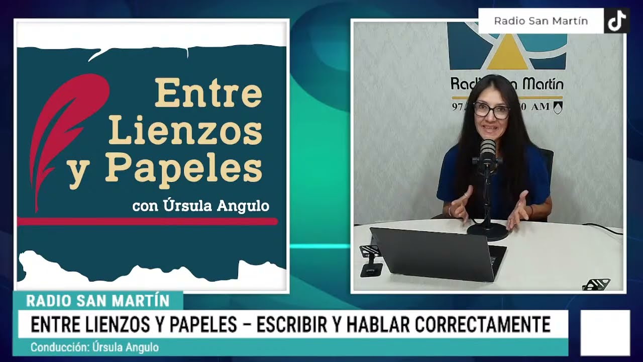 🔵📻 #Envivo #Arequipa || Programa: ENTRE LIENZOS Y PAPELES – ESCRIBIR Y HABLAR CORRECTAMENTE