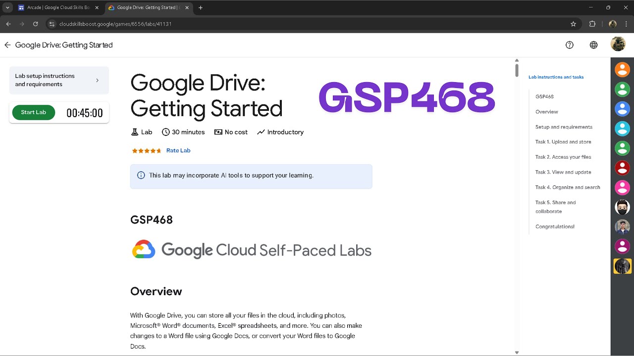 Google Drive: Getting Started || GSP468 || Sort Solution || #gsp468 || #arcade