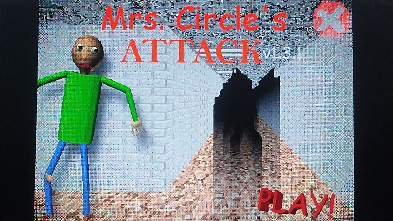 Baldi Needs to Call the Police ! Mrs Circle Attack