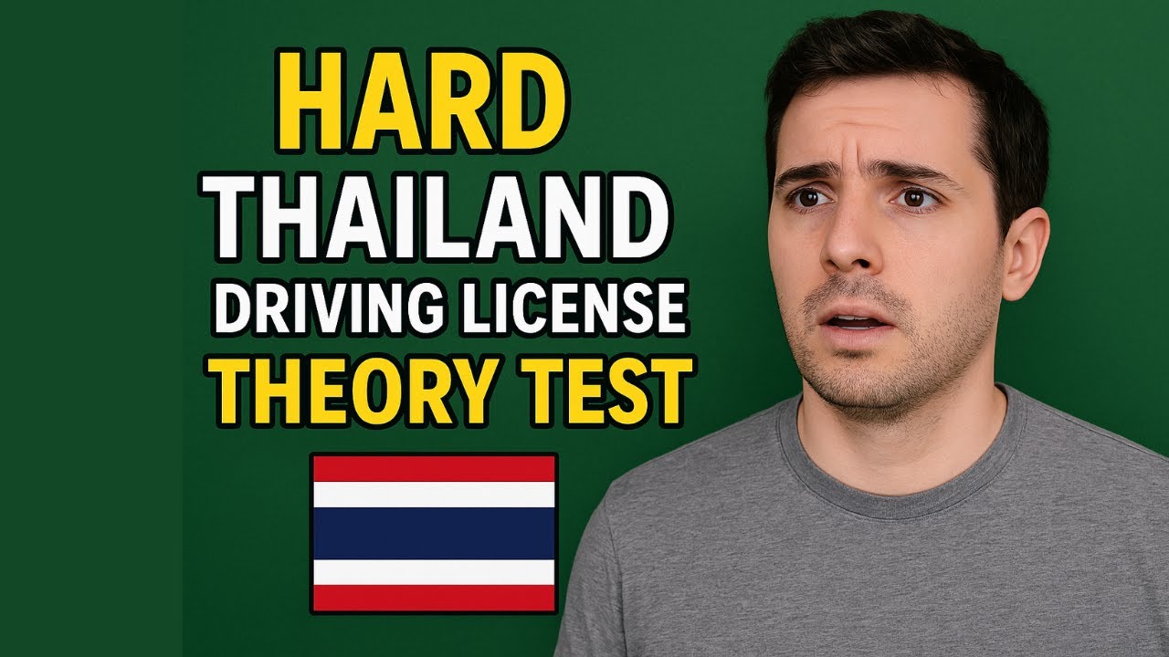 Hard Thailand Driving License Theory Test 2025 – Pass in One Try!