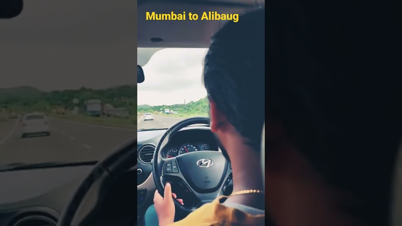 Road trip - Mumbai to Alibaug | NH-42 #roadtrip #maharashtra #mumbai #alibaug #selfdrive  #monsoon