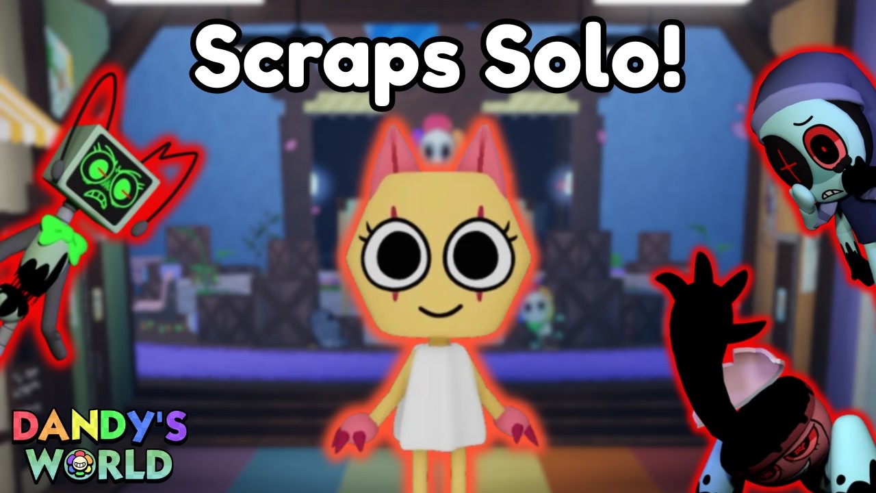 Одиночное прохождение игры Scraps (Мир Дэнди)