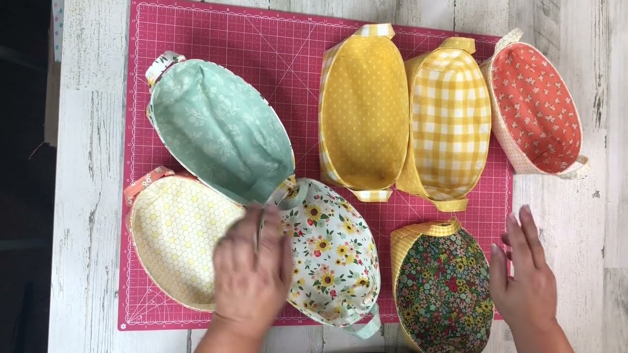 FABRIC EASTER BASKETS For Beginners: THE 2 TOO CUTE BASKET!  Fast, Easy Fun!