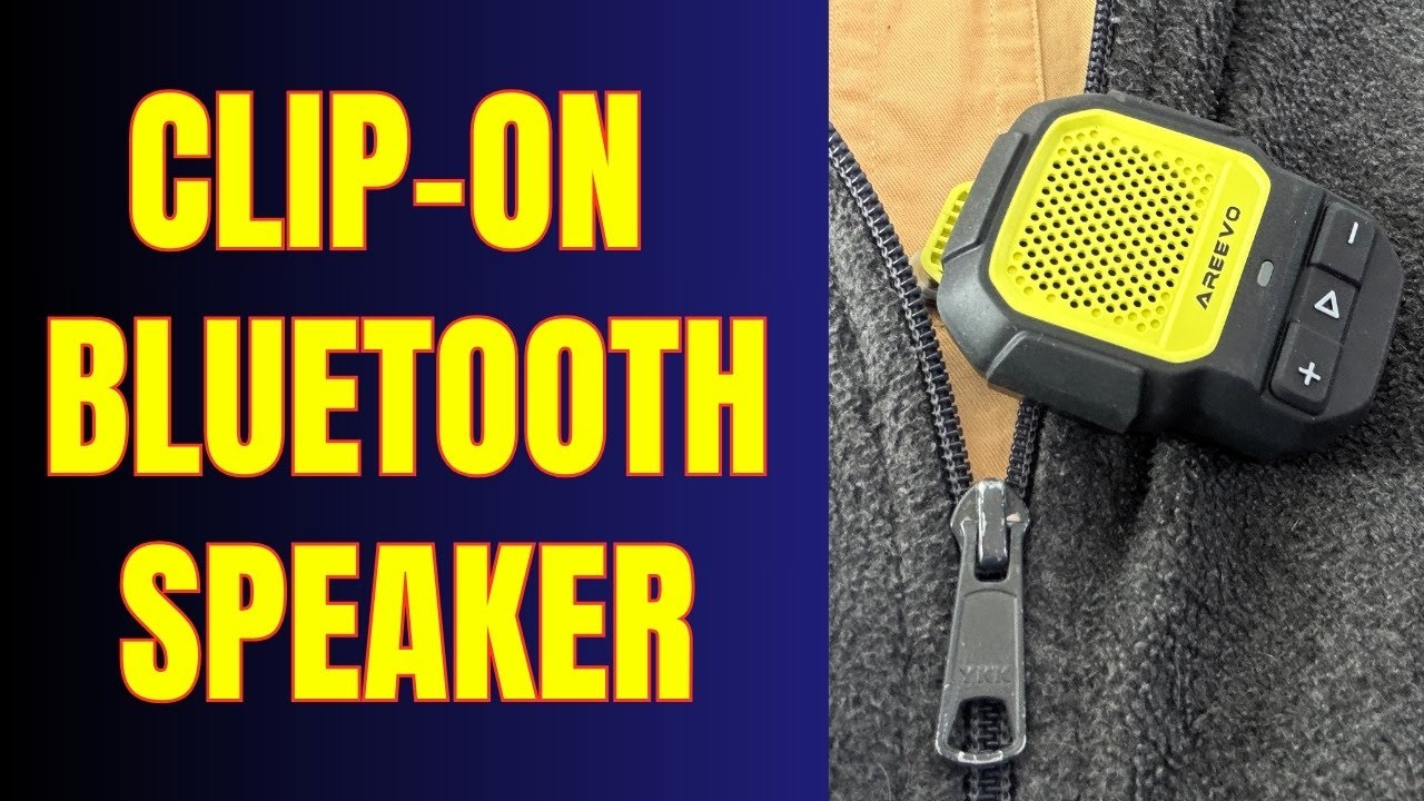 Listen Anywhere with the Areevo PocketCLIP Wearable Speaker