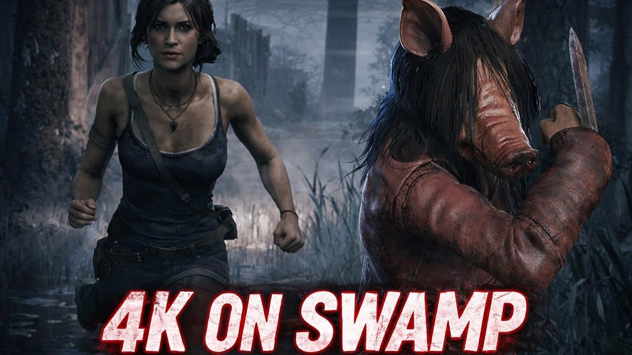 4K ON SWAMP | AMANDAS LETTER PIG | Dead by Daylight