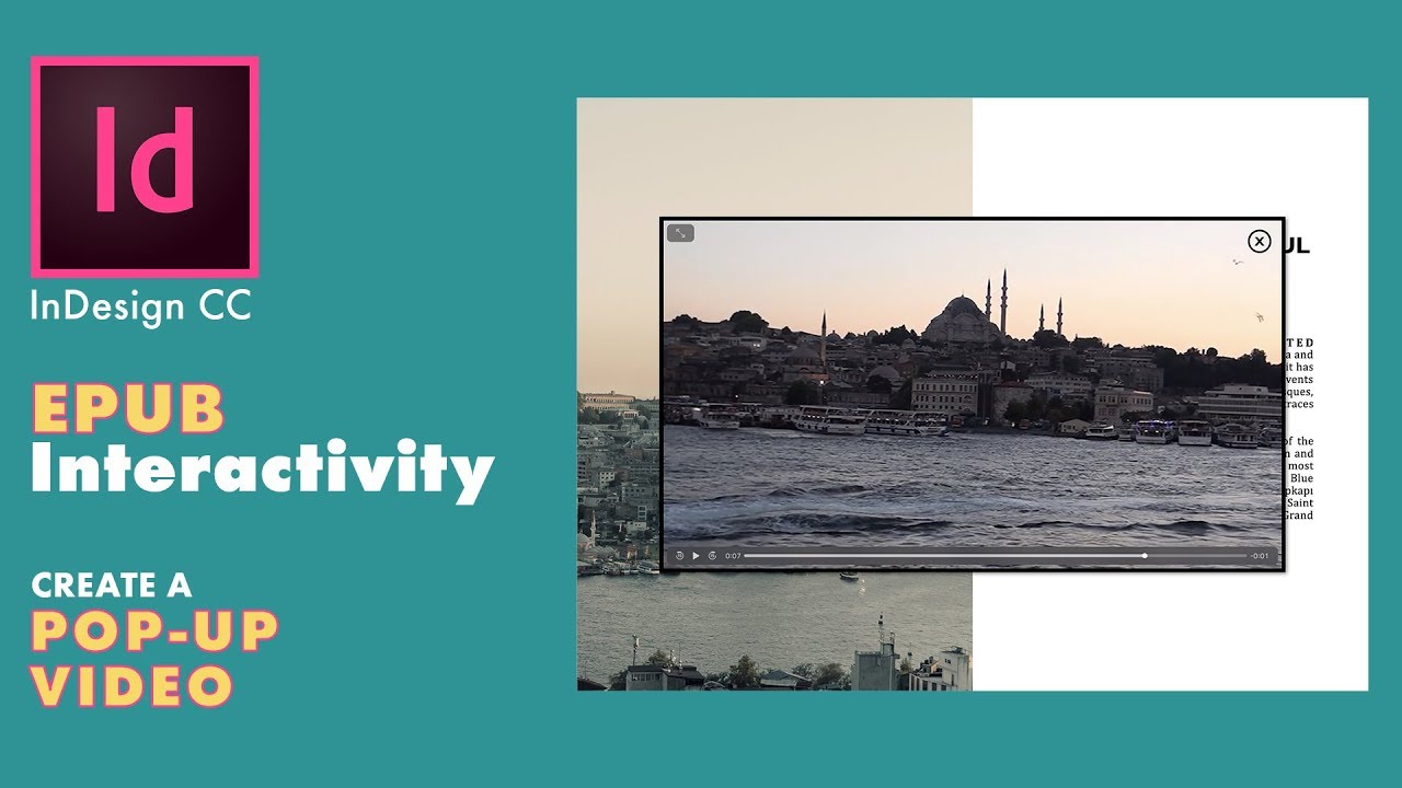 InDesign CC Epub - Create a Video Popup