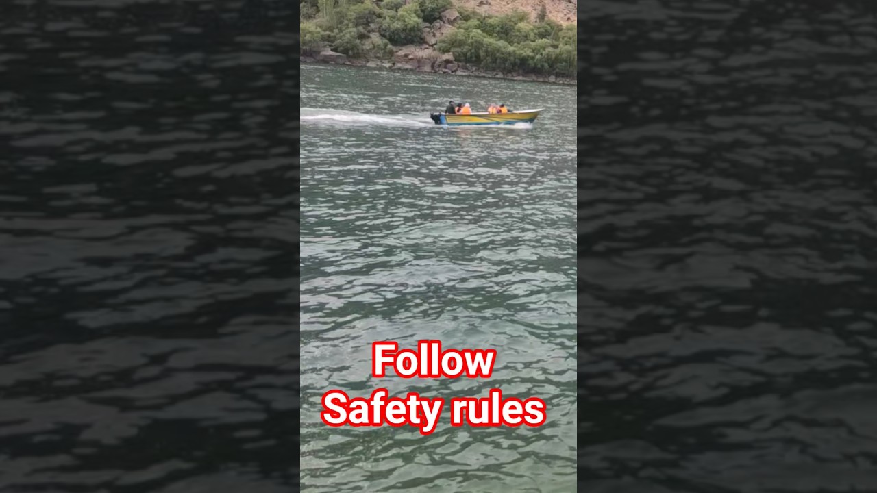 Follow safety rules in deep water 
