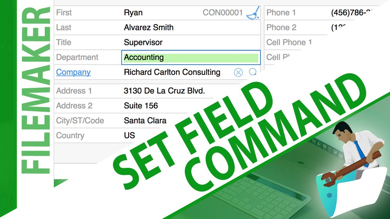 My First Script - Set Field Command - Try FileMaker Video Series - FMTraining.TV