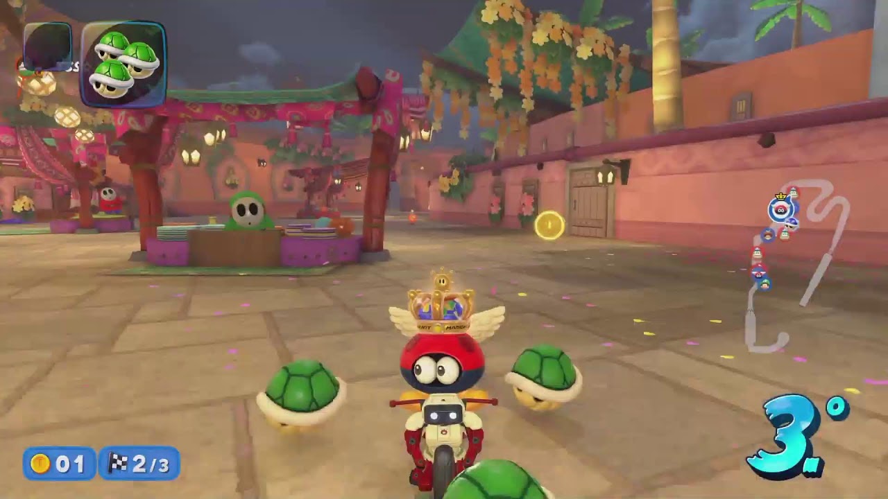 WAR - 『K』 vs  CLANT - MARIO KART WORLD