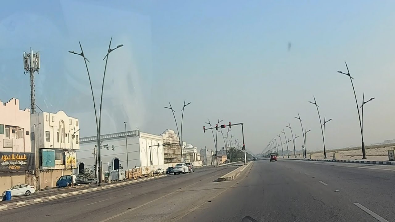 City Tour | Qatif Corniche Dammam // Road Trip in Saudi Arabia l Car Driving Status | High Speed