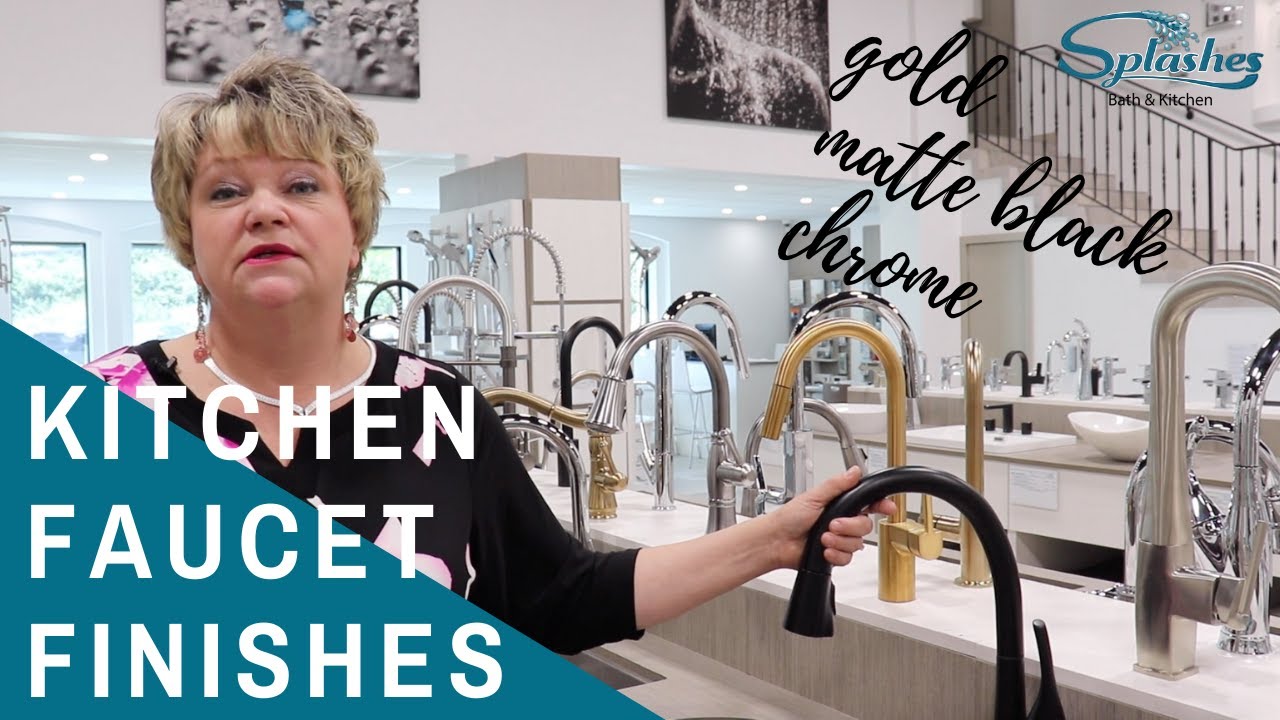 Kitchen Faucet Finishes | Gold, Bronze, Stainless Steel, Chrome & More