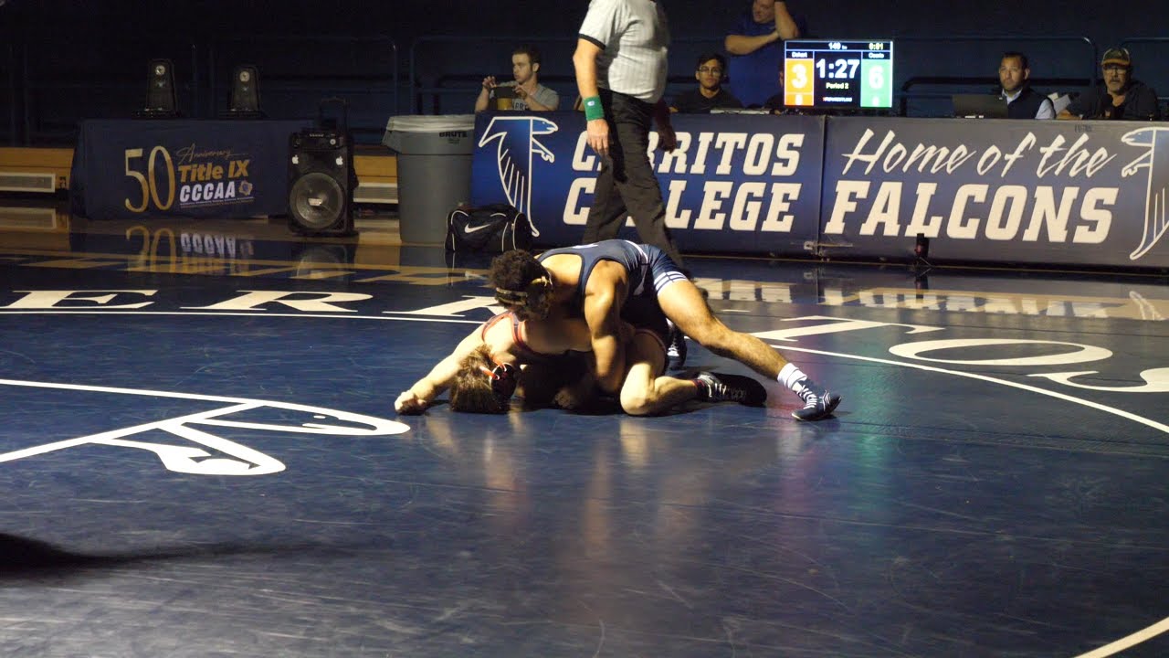 2022 Cerritos College Wrestling vs Fresno City Dual Highlights (Part 1)