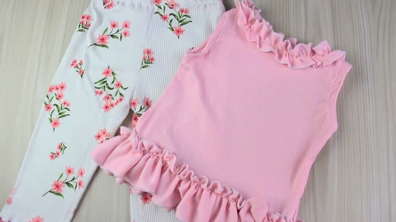 Leggins para niñas paso a paso