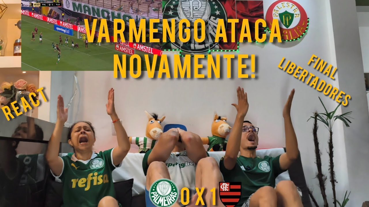 React Palmeiras X Flamengo Melhores Momentos do jogo 