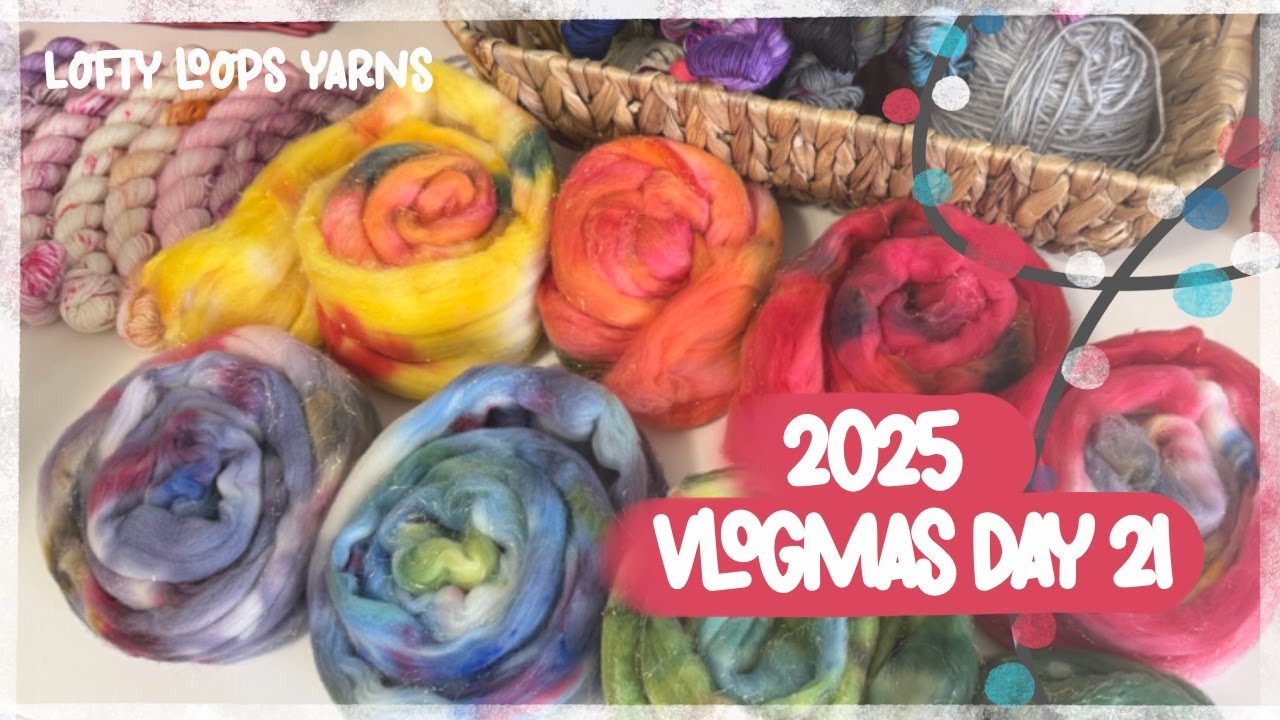 Vlogmas 2025: Day 21 | Catching Up and Playing with my New Autowinder | Lofty Loops Yarns