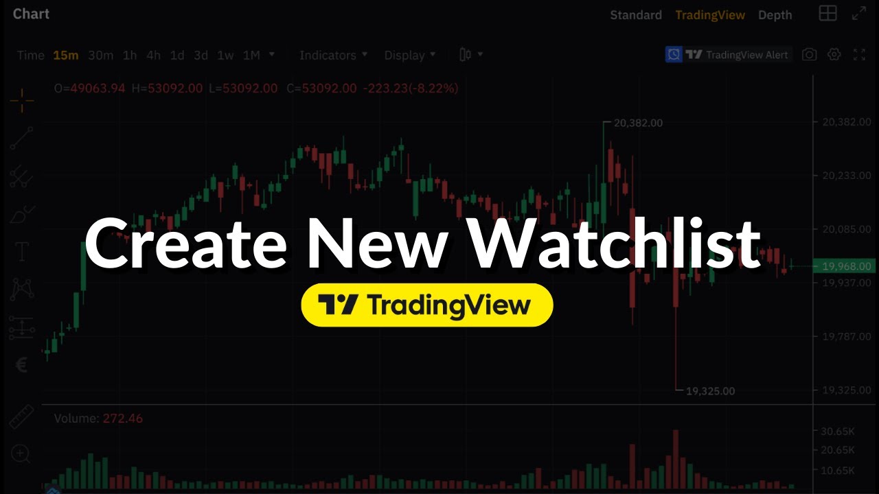 How to Create New Watchlist in Tradingview ✅