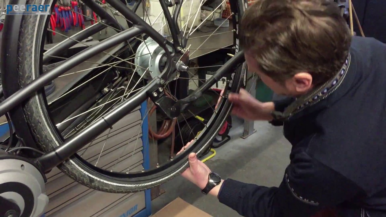 Elektrische fiets: wat te doen bij een platte band?