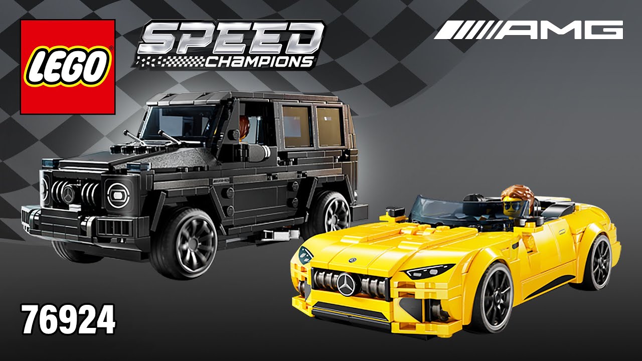 LEGO Speed Champions Mercedes-AMG G 63 & Mercedes-AMG SL 63 (76924)[808 pcs] Building Instructions