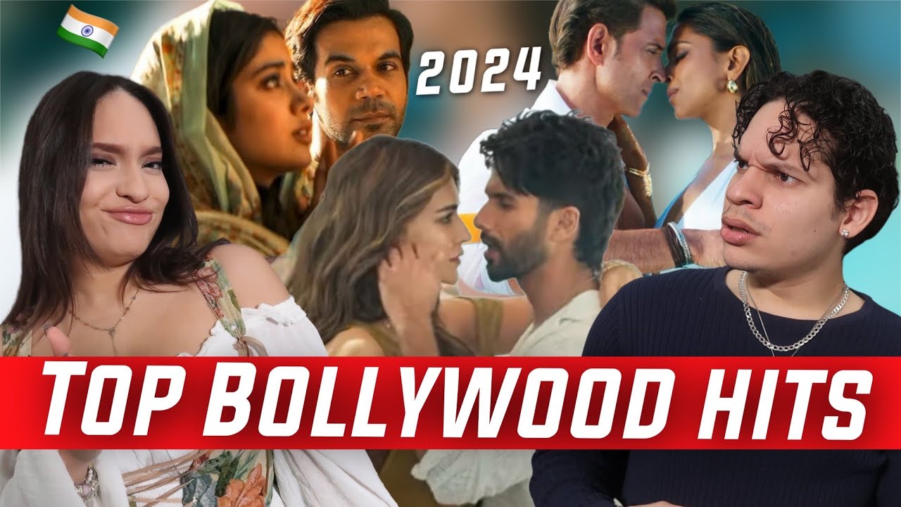 Waleska & Efra react to Top Bollywood/Hindi Hits of 2024 So Far !