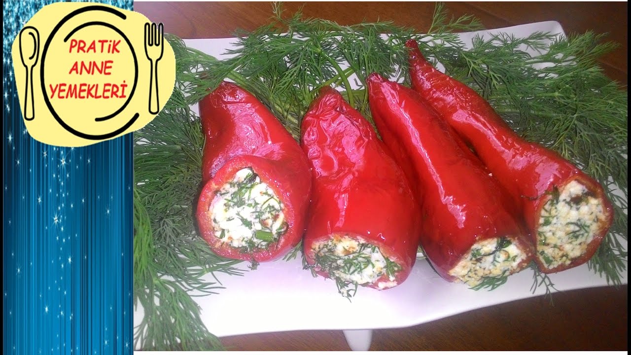 Kahvaltılık Peynirli Biber Dolması