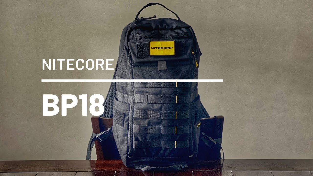 Nitecore BP18 (Lii Gear Collaboration) Backpack Review - Slim and Lightweight Tactical EDC Bag