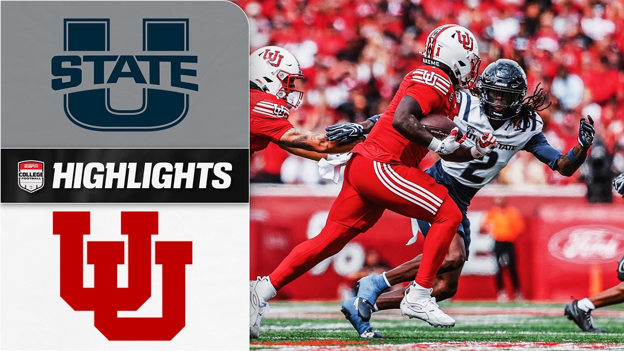 Utah State Aggies vs. Utah Utes | Full Game Highlights | ESPN College Football