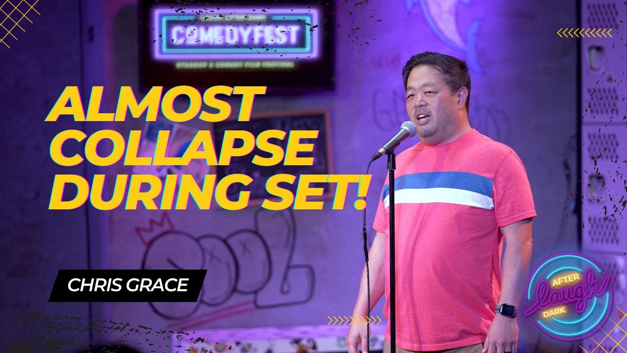 Comedian Almost Collapse During Set! • Chris Grace • Laugh After Dark Stand Up Comedy