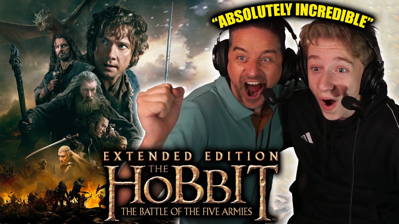 The Hobbit: The Battle of the Five Armies - 2014 (FATHER & SON FIRST TIME WATCHING REACTION)