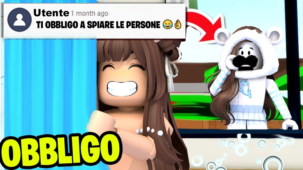 FACCIO I VOSTRI OBBLIGHI ASSURDI SU BROOKHAVEN ROBLOX!