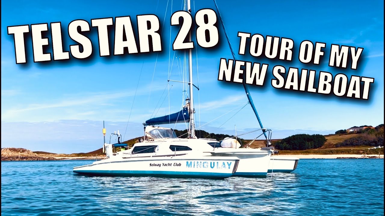 TELSTAR 28 BOAT TOUR (my new trailerable trimaran) | Ep.118