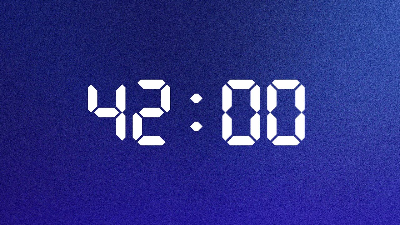 42 Minute Timer to Shift Your Brain Waves to Focus & Stay in Frequency | Deep State Edition | NX 🎵🎵