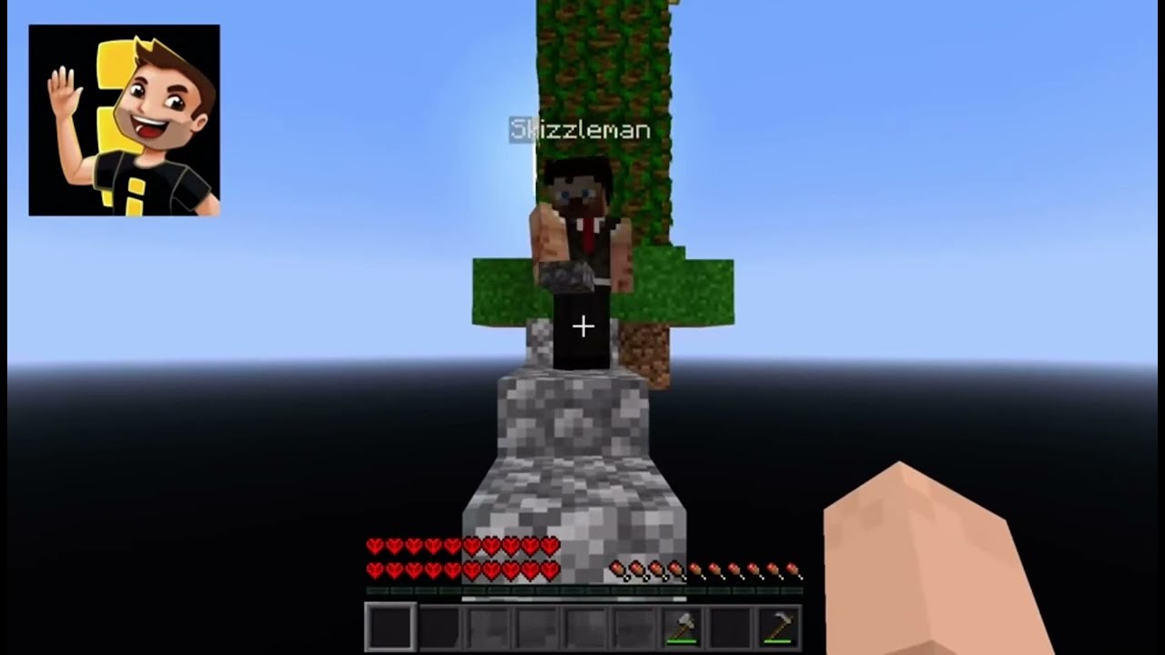 impulseSV sings welcome to the jungle, imp and skizz skyblock
