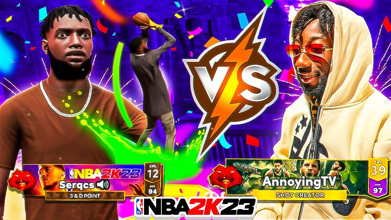 Serqcs VS AnnoyingTv Game OF The YEAR On NBA 2K23! I MADE HIM RAGE QUIT LIVE ON STREAM😱