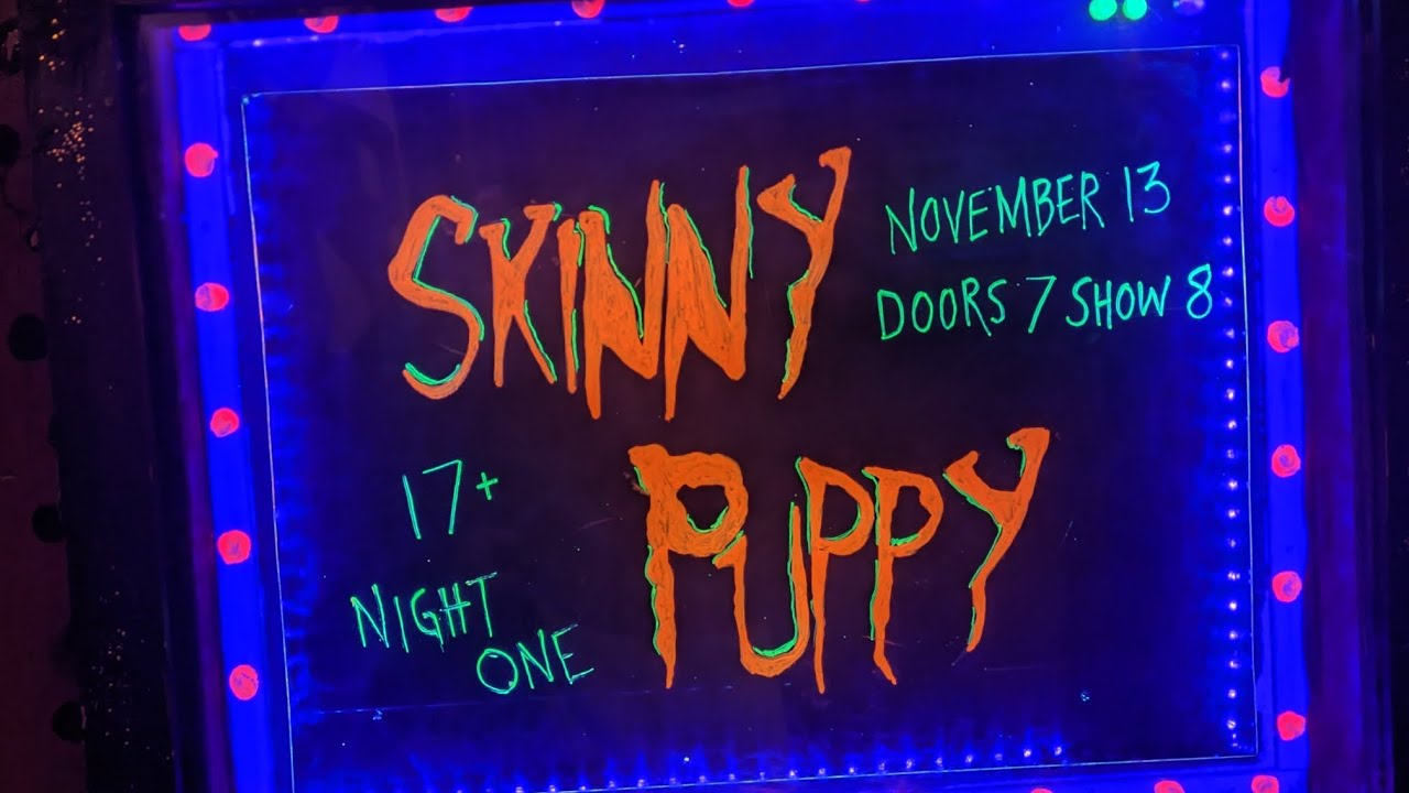 Skinny Puppy @ House Of Blues, Chicago 11/13/2023 First 70min