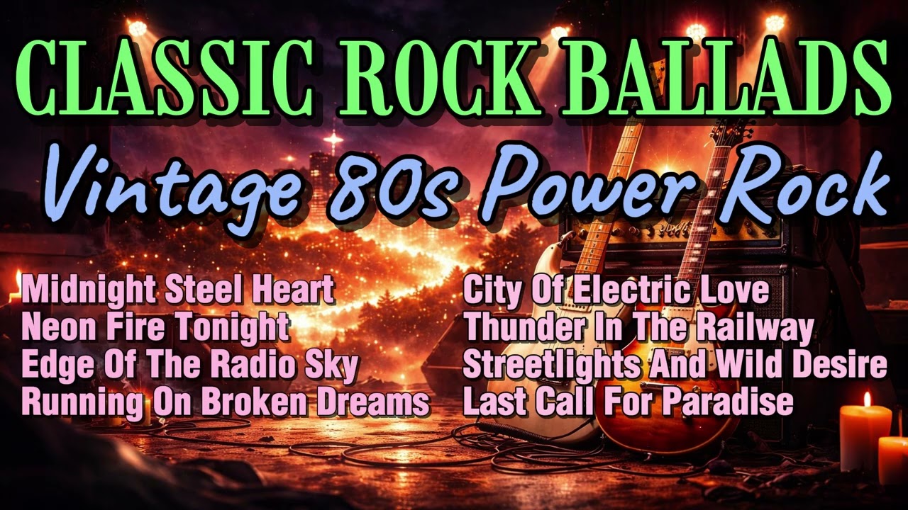 Classic Rock Ballds | Vintage 80's Power Rock | Classic Rock Harmony