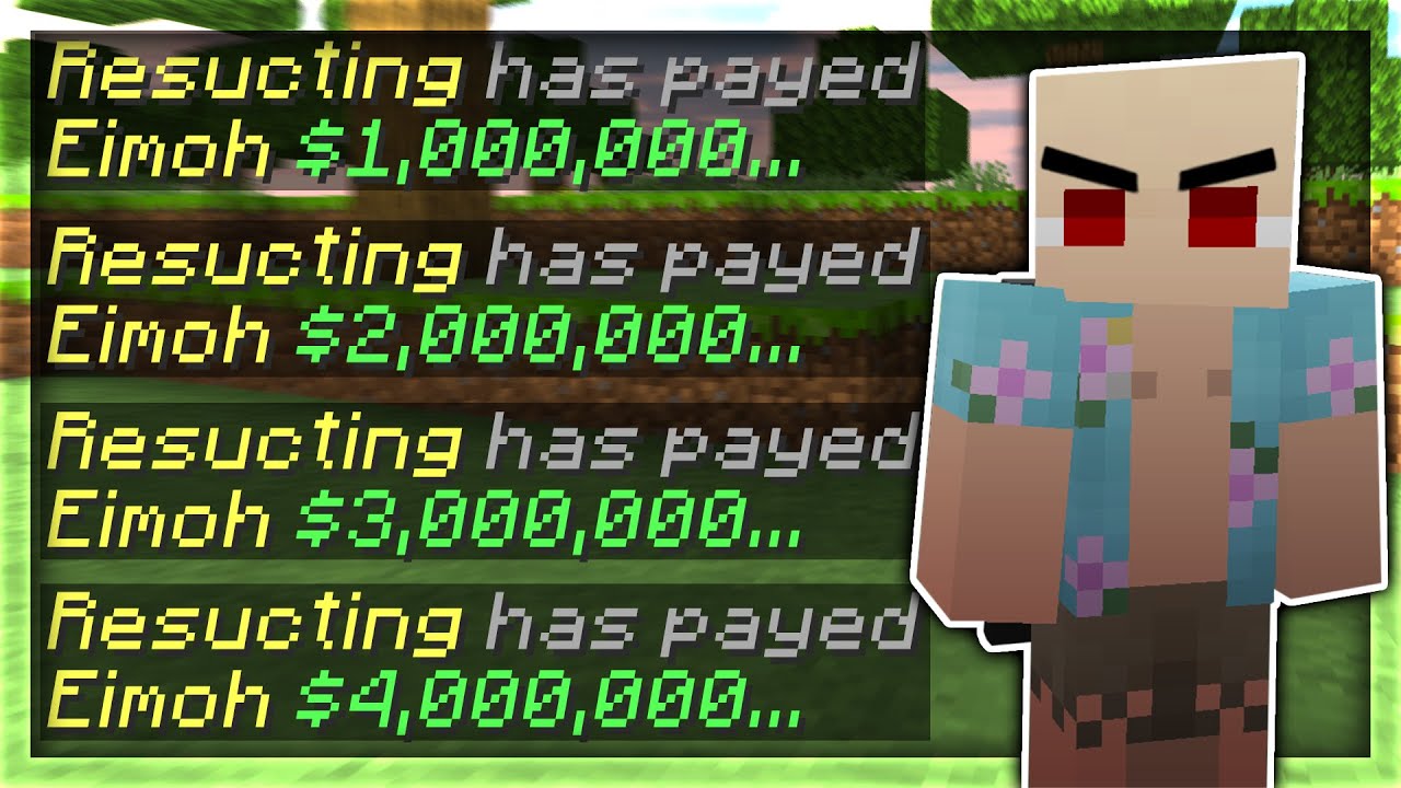 Scamming RESUCTING and making him CRY.. *FUNNY* | Minecraft