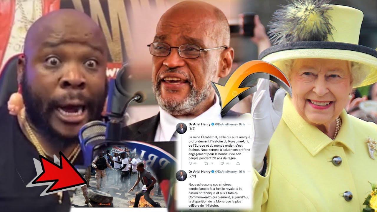 Ayy Fout🙄Jimmy Danger K'ap Vekse PM Ariel Henry Apr&egrave;l fin Syete K&ograve;doleyans Ak R&egrave;n Elizabeth