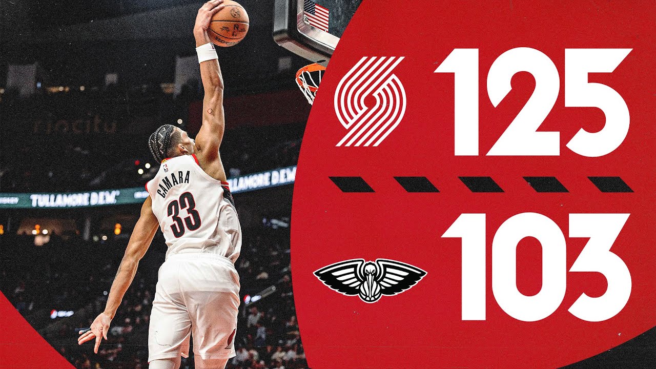 Portland Trail Blazers 125, New Orleans Pelicans 103 | Game Highlights | October 27, 2024