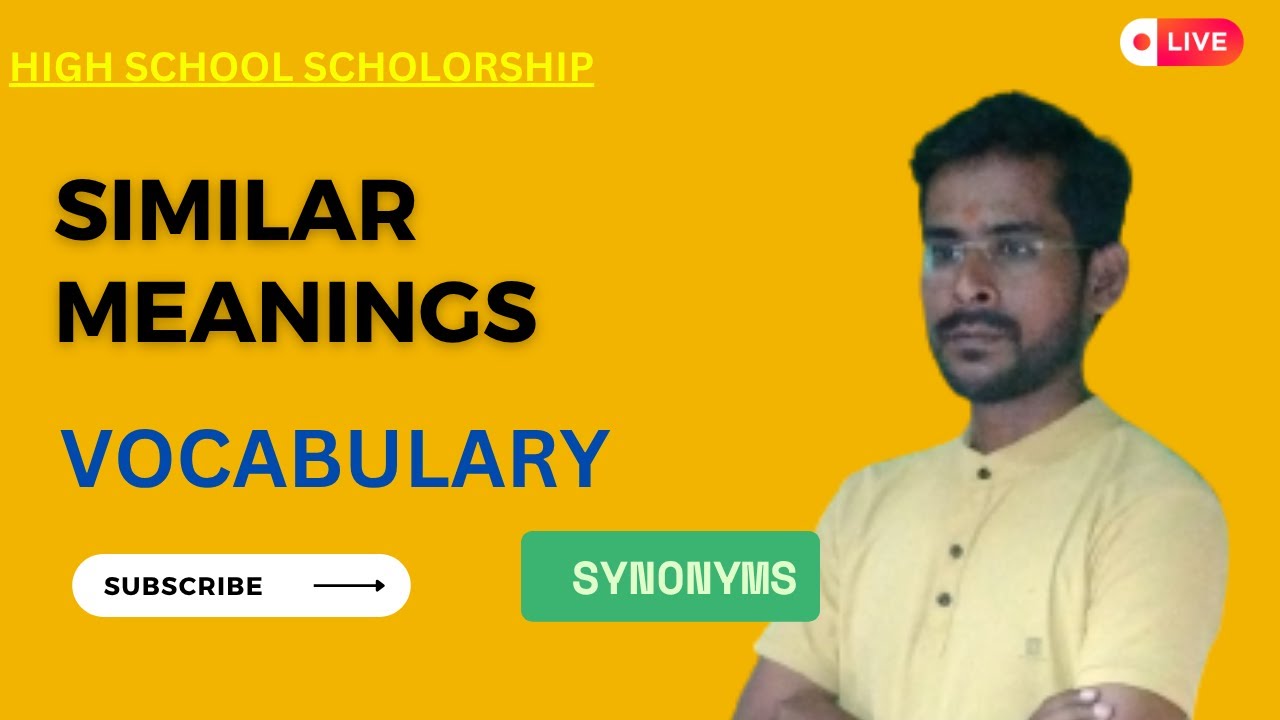 synonyms | Similar word meaning | learn same meaning | meaning of synonyms #education​ #synonyms​