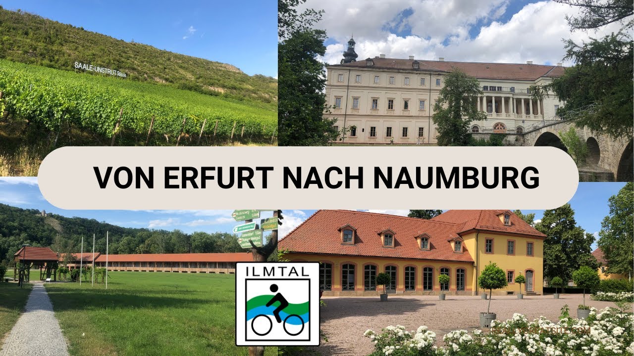 🚴🏻‍♀️Radtour von Erfurt über Weimar nach Naumburg, Ilmradweg, Saaleradweg, Thüringen