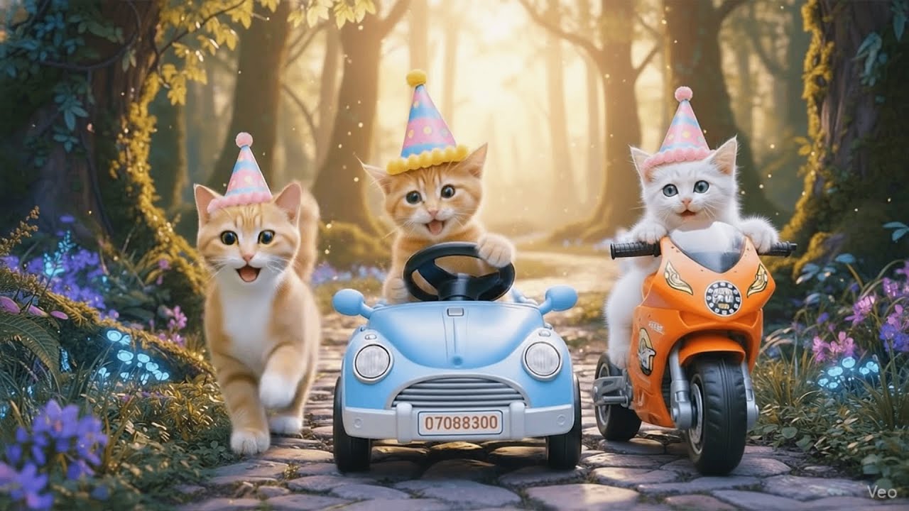 “Mama Cat Cares for Her Kittens 🐱💖 | Heartwarming Cat Video”