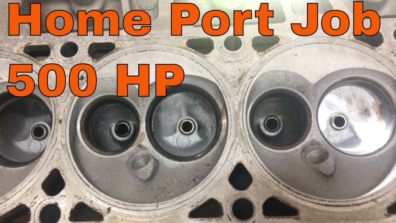 How To Port LS Cylinder Heads | Make a 500 HP LS From A 6.0 Engine