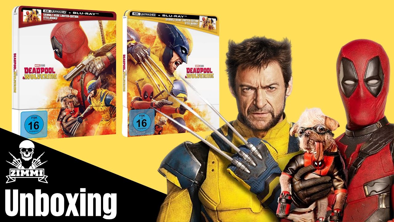 Unboxing der Deadpool & Wolverine Steelbook Editionen – Zwei Helden, Zwei epische Designs!