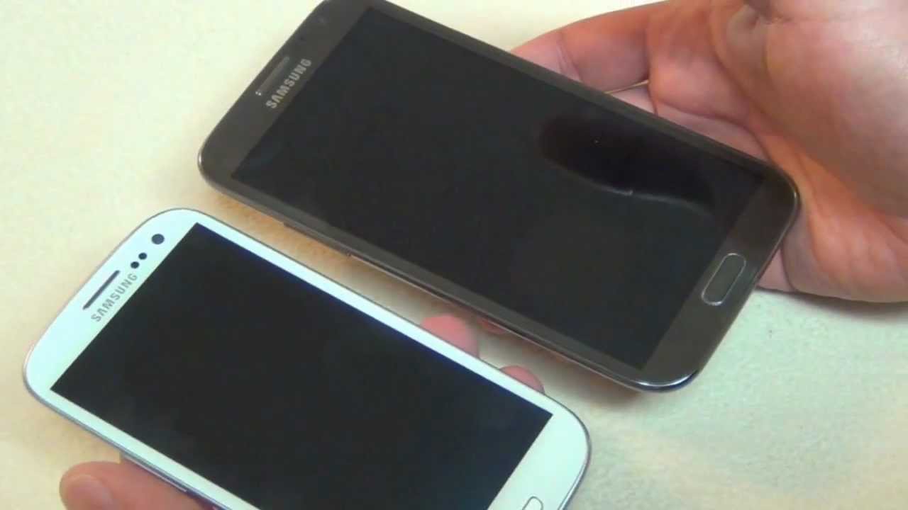 Galaxy Note II VS Galaxy S III - Comparativas