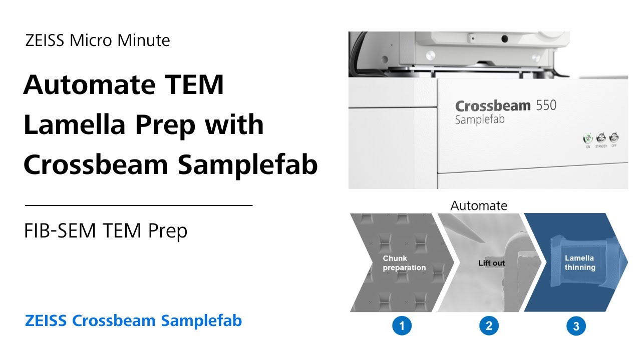 Automate TEM Lamella Prep with Crossbeam Samplefab | FIB-SEM TEM Prep | ZMCC Live Demo | Episode 32
