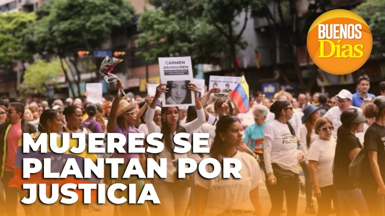 Venezolanas salieron a las calles por sus Presos - María Cipriani
